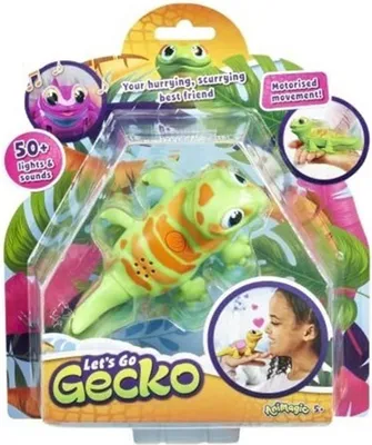 Produktbild von Goliath Spielzeugroboter Gecko grün interaktives Tier mit Licht und Sound