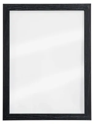 Wandtafel 30x40 cm, schwarzer Rahmen, 2 Kreidestifte