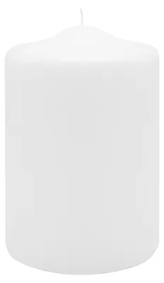 Produktbild von Spitzkopf Stumpen Kerzen Weiß 15 x Ø 10 cm, 6 Stück