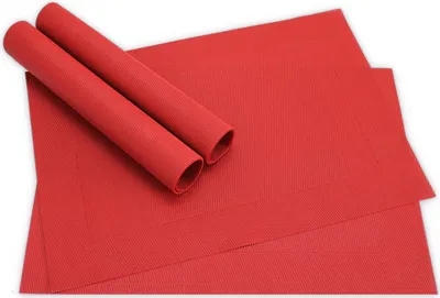 Produktbild von Tischsets BORDA 4er Set Rot als Tischuntersetzer