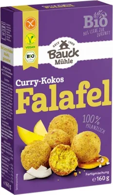 Produktbild von Bauckhof Falafel Curry-Kokos glutenfrei -- 160g