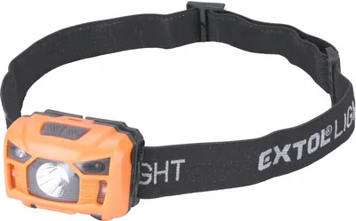 Obrázek produktu pro Čelovka 100lm, nabíjecí, USB, 3W LED EXTOL-LIGHT