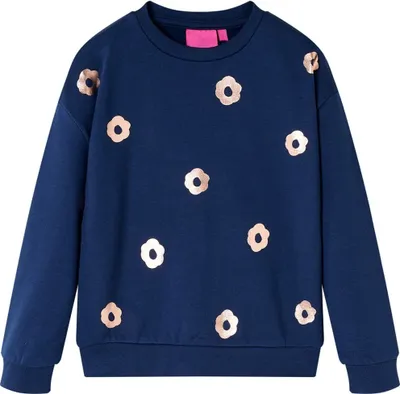Produktbild von Kinder-Sweatshirt Marineblau 116