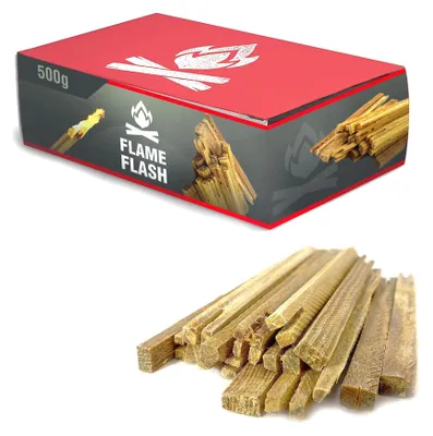 Obrázok produktu pre Prírodné podpalovacie drevo – 500 g, vhodné na krb a gril