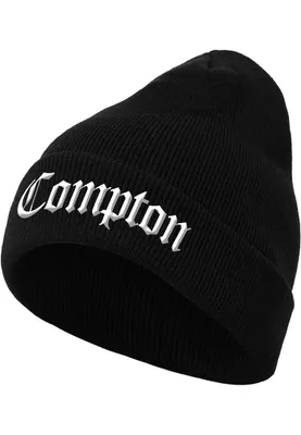 Produktbild von Merchcode Wintermütze Beanie - COMPTION schwarz