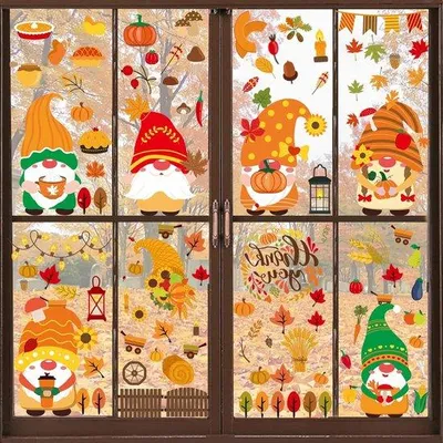 Produktbild von Raumstickers für Thanksgiving, Weihnachtsdekoration und Herbstdekoration