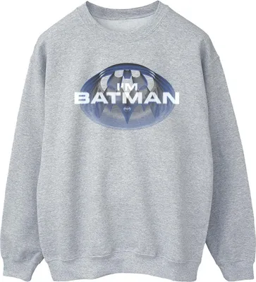 Produktbild von DC Comics - "I'm Batman" Sweatshirt für Herren BI47239 (XXL) (Grau)