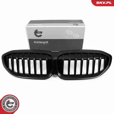 Produktbild von ESEN SKV 66SKV138 Kühlergrill Frontgrill für BMW 3 Touring (G21) Mitte Schwarz-Matt