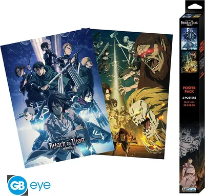 Produktbild von ATTACK ON TITAN Set 2 Chibi Posters - Set 2 (52x38)
