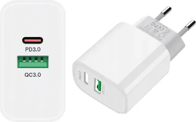 Obrázek produktu pro Vysokorychlostní nabíječka USB-C / nabíjecí kostka USB typu C