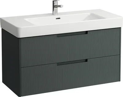 Image de LAUFEN Juna Meuble sous-lavabo, 2 tiroirs, système de rangement inclus, pour H813966, 1021x446x515mm, H4115321092661