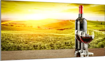 Produktbild von Glas-Herdplattenschutz 90x52 Wein