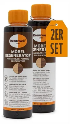 Produktbild von Renuwell Möbel-Regenerator Pflegemittel Holzreiniger Spar-Set 2 x 500 ml