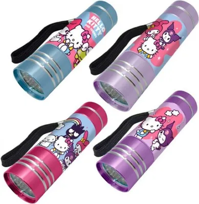 Image de Lampe de poche Hello Kitty en aluminium, 9 cm, LED