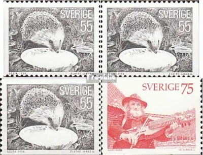 Produktbild von Briefmarken Schweden 1975 Mi 923y A,Dr,Dl, 924y A (kompl.Ausg.) postfrisch Freimarke