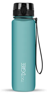 Immagine prodotto di Borraccia uberBottle softTouch con contenitore per frutta da 1000 ml / Ocean Blue / 720DGREE