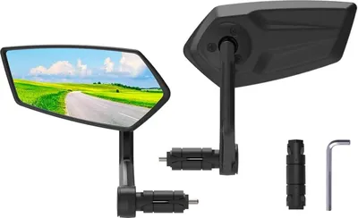 Obrázok produktu pre RBRL zrkadlo pre bicykel Extra veľké zrkadlo odolné voči nárazom pre bicykel E (1