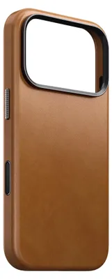 Produktbild von Leder Handyhülle für iPhone 18 Pro / 17 Pro mit MagSafe, Nomad Traditional Leather Case, Hellbraun
