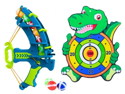 Produktbild von Leantoys Klettbälle Ziel Drachenbogen Pistole