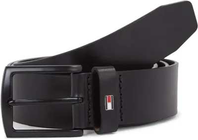 Produktbild von Tommy Hilfiger Herren Gürtel Denton Matte 3,5 cm Ledergürtel, Schwarz (Black), 1