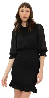 Produktbild von Vero Moda Damen Kleid Beatrice schwarz tailliert XS