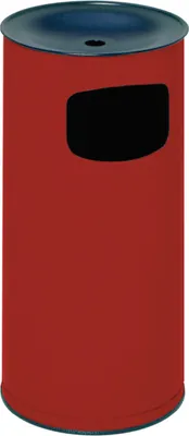 Produktbild von Kombi-Ascher H71K für den Innenbereich, Stahl, Rot, Ø 355 mm, 710 mm Höhe