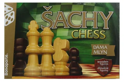 Obrázek produktu pro Hra šachová dáma a mlýn