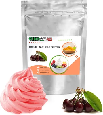Produktbild von Sauerkirsche Frozen Joghurt Pulver 333 g