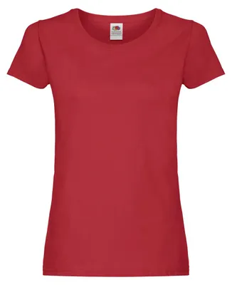 Produktbild von Fruit of the Loom - "Original" T-Shirt für Damen FK2453 (S) (Rot)