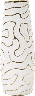 Immagine prodotto di Mauro Ferretti Lia, vaso Ø 14,5 x 39,5 cm, oro bianco