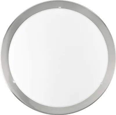 Produktbild von EGLO Deckenlampe Planet, 1 flammige Deckenleuchte, Wohnzimmerlampe aus Metall und satiniertem Glas, Küchenlampe, Flurlampe Decke mit E27