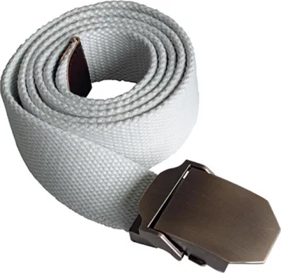 Image de Korntex KXWWBN | Ceinture de travail classique, 140 cm L, à raccourcir soi-même, L 4 cm - Couleur : Blanc - Taille : One Size
