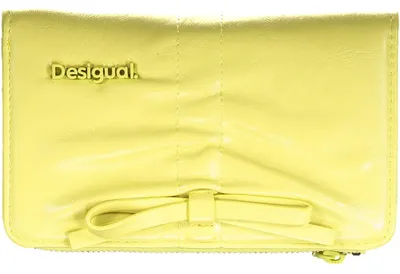 Produktbild von Stylische Gelbe Damen-Geldbörse mit Vielseitigen Fächern und Details
