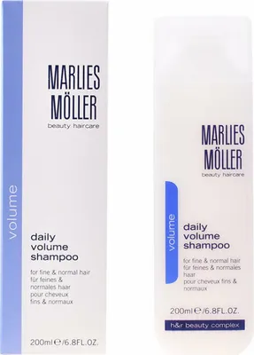 Produktbild von Marlies Möller Volume, Daily Volume Shampoo, 200 ml, Shampoo, Nicht-professionell, Frauen, Dünnes Haar, Alle Farben