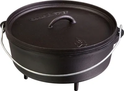 Produktbild von Camp Chef Classic Dutch Oven Topf 10' (25cm) - Feuertopf aus Gusseisen - mit Füßen