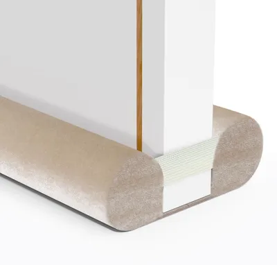 Tochtstopper für Türen, 60-110 cm, beige, waschbar
