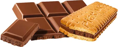 Produktbild von PICK UP! Minis, Choco, einzeln verpackt, Doppelkeksriegel mit Schokofüllung aus Milchschokolade, 100 Stück