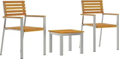 Obrázok produktu pre Záhradný jedálenský set 3 pcs Hnedá