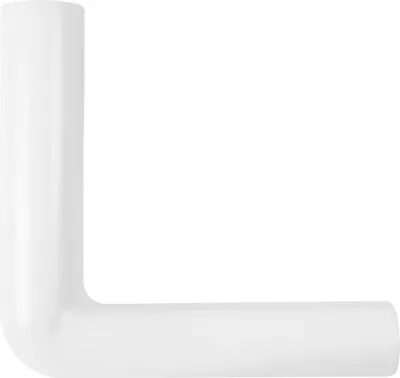 Produktbild von Belvit Topazio Spülrohrbogen Anschlussbogen Weiß 90 Grad 390x350mm Ø50 Ø44