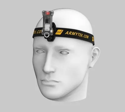 Produktbild von Armytek Zippy WR Extended Set Rot / Kaltweiß & Rot / 120 lm & 30 lm / 60°:110° / Kopfband / Magnet / fest verbauter Li-Pol Akku