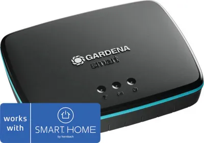 Produktbild von Gardena smart Gateway, Schwarz, Link, Leistung, WLAN, Intern, IEEE 802.11b, IEEE 802.11g, IEEE 802.11n, 0.863 - 0.870, 2.4 – 2.4835, 10/100Base-T(X)