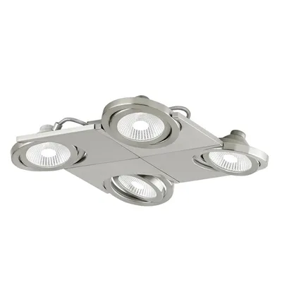 Obrázek produktu pro EGLO Brea, Žárovky bez možnosti výměny, 20 W, 3000 K, 480 lm, 220-240 V, Nikl, Průhledná, Bílá