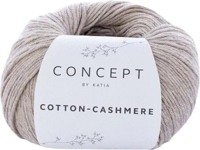 Produktbild von Katia Baumwolle Cashmere 55 Medium Beige Strickgarn