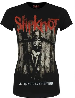 Image de Slipknot - ".5 : The Gray Chapter" T-shirt pour femme RO760 (L) (Noir)