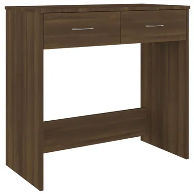 Zdjęcie produktu dla Biurko, Brązowy Dąb, 80X40X75 Cm, Materiał Drewnopochodny Lumarko!