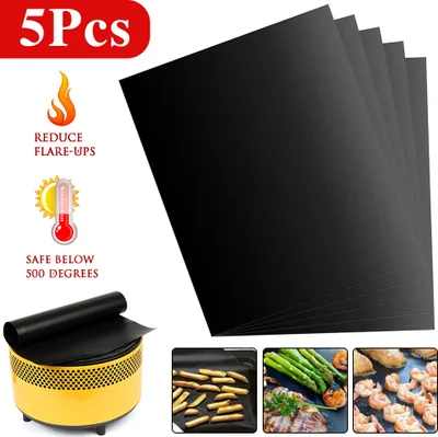 Produktbild von AKIS® BBQ Grillmatte (3er Set) 40x33 cm I Extra Dick I Grillmatten für Gasgrill und Holzkohle I Perfekte Alternative zur Grillplatte I Grillzubehör