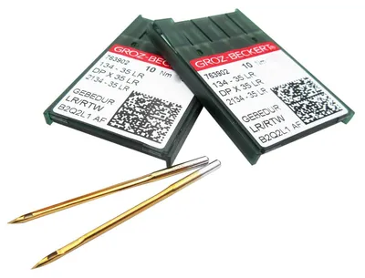 20x Titanium Ledernadeln DPX35LR (21/130) für Industrienähmaschinen