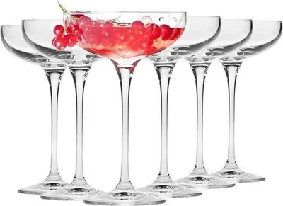 Productafbeelding van Famanu champagneglazen, elegant design - transparant