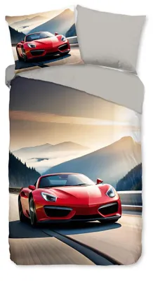 Produktbild von Good Morning Kinderbettwäsche "Cabrio" - Multi - (140x220 cm) - 100 % Baumwolle