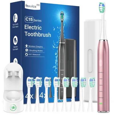 Produktbild von Elektrische Zahnbürste Schallzahnbürste für Erwachsene - Whitening Ultraschall Z